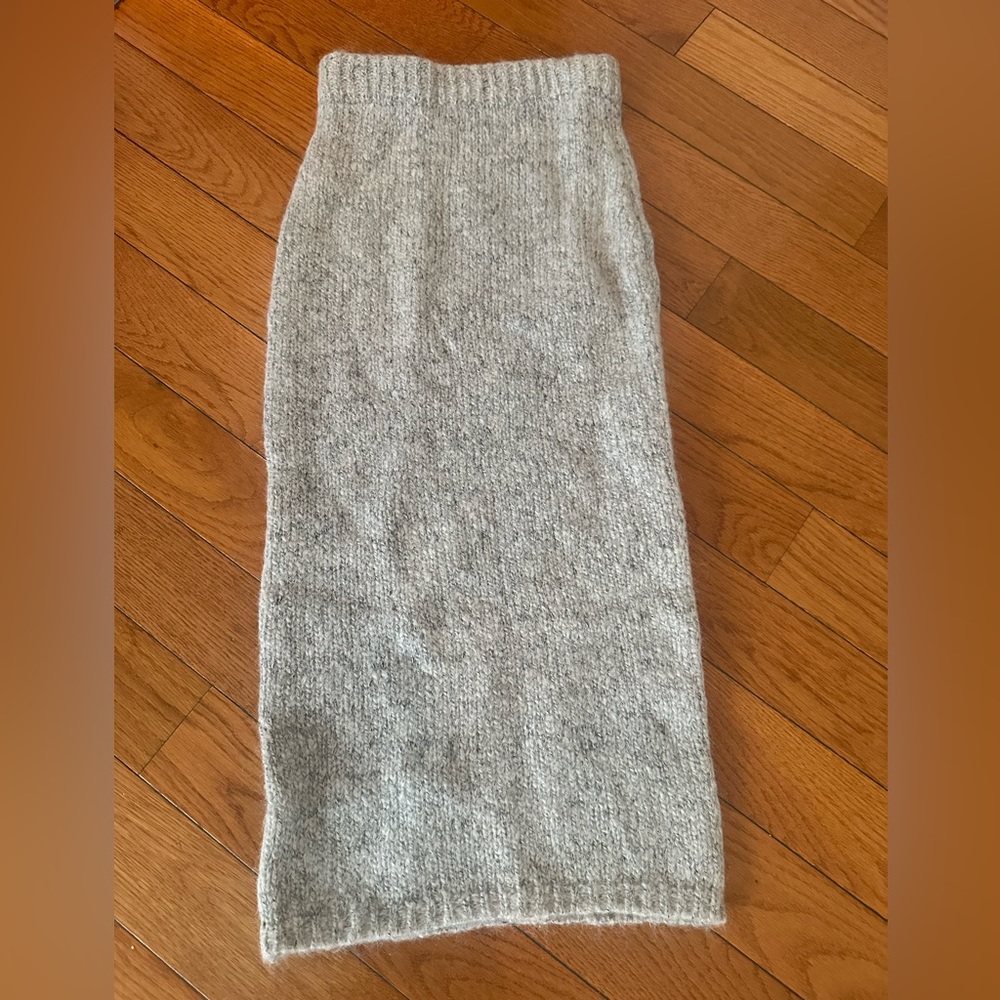 Knitted pencil skirt, from Seed